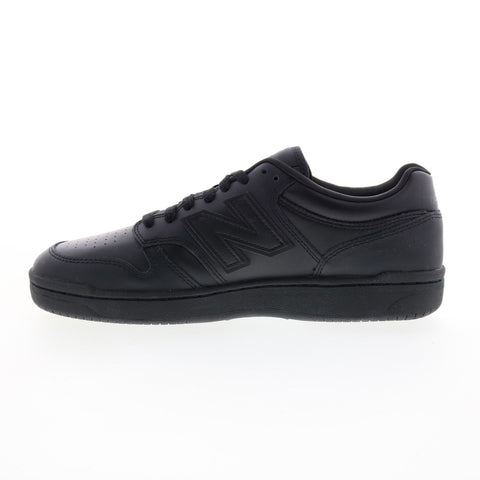 New Balance 480 BB480L3B Mens Black Leather Lifestyle Sneakers Shoes