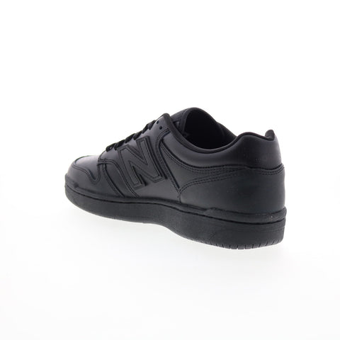 New Balance 480 BB480L3B Mens Black Leather Lifestyle Sneakers Shoes