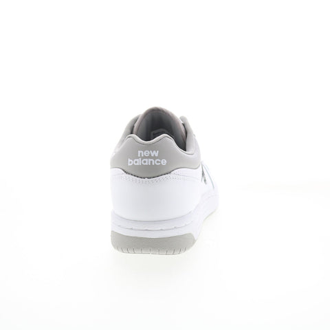 New Balance 480 BB480LGM Mens White Leather Lifestyle Sneakers Shoes