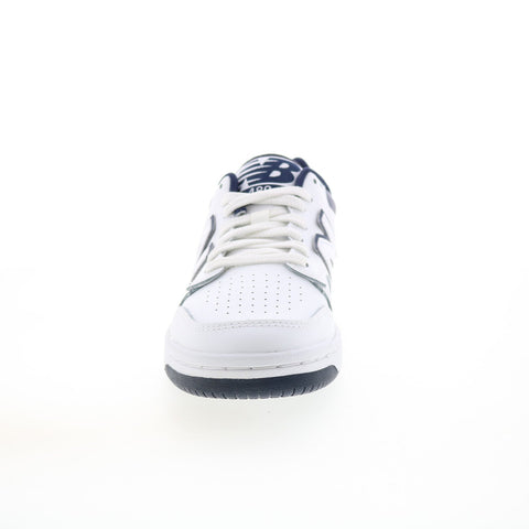 New Balance 480 BB480LWN Mens White Leather Lifestyle Sneakers Shoes