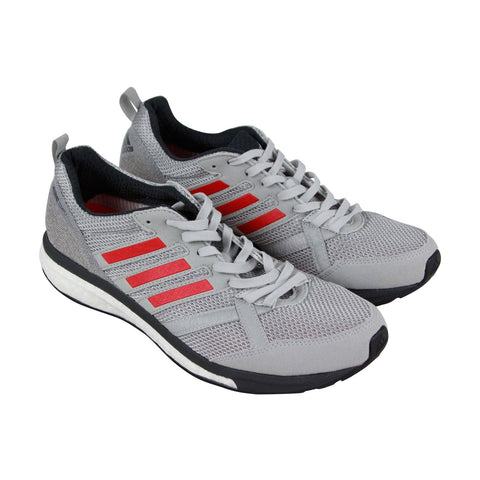 Adidas Adizero Tempo BB6651 Mens Gray Mesh Athletic Cross Training - Ruze Shoes
