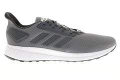 Adidas Duramo 9 Mens Gray Mesh Low Top Lace Up Sneakers Shoes