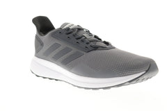 Adidas Duramo 9 BB6908 Mens Gray Mesh Low Top Lace Up Athletic Gym Run