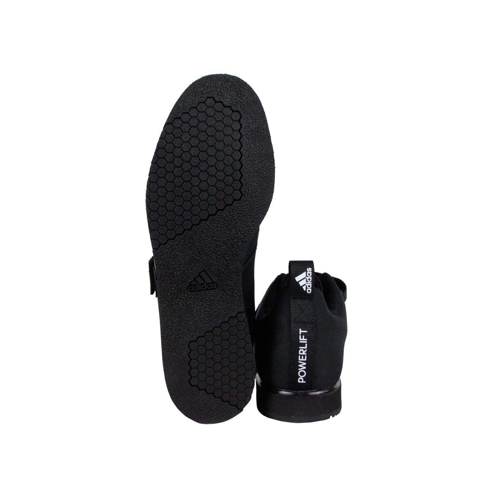 Adidas Powerlift 4 BC0343 Mens Black Canvas Lace Up Lifestyle Sneakers