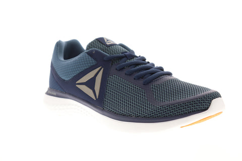 Reebok Astroride Run MT BD4681 Mens Blue Mesh Low Top Athletic Running Shoes