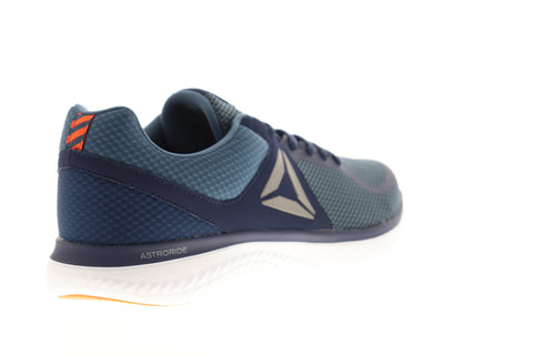 Reebok Astroride Run MT BD4681 Mens Blue Mesh Low Top Athletic Running Shoes