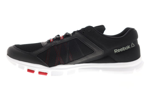 Reebok Yourflex Train 9.0 MT Mens Black Low Top Athletic Cross Training Shoes