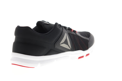 Reebok Yourflex Train 9.0 MT Mens Black Low Top Athletic Cross Training Shoes