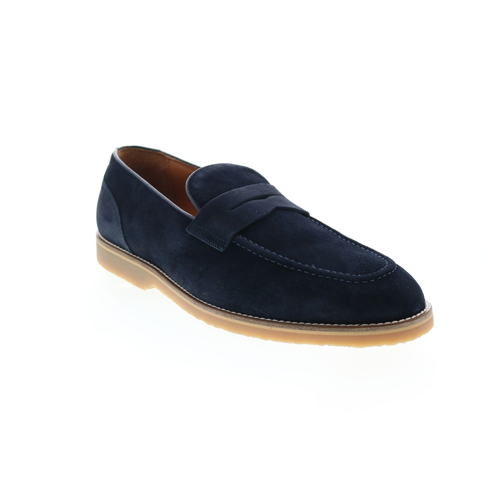 Bruno Magli Navy Suede Penny Loafers Sonny Navy Suede – Bruno Magli main image 4