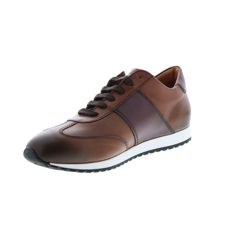 Bruno Magli Elliot BM1ELLB0P Mens Brown Leather Lifestyle Sneakers Shoes