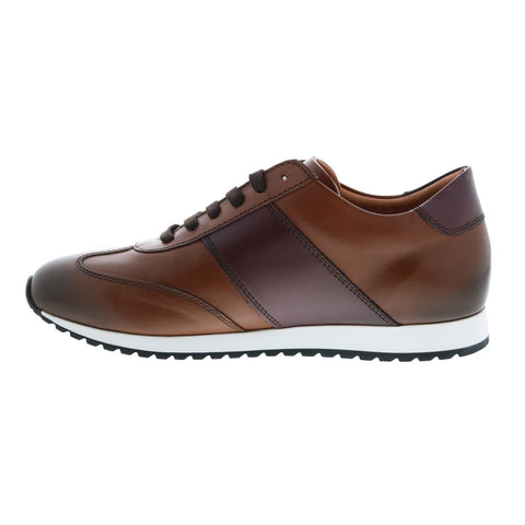 Bruno Magli Elliot BM1ELLB0P Mens Brown Leather Lifestyle Sneakers Shoes