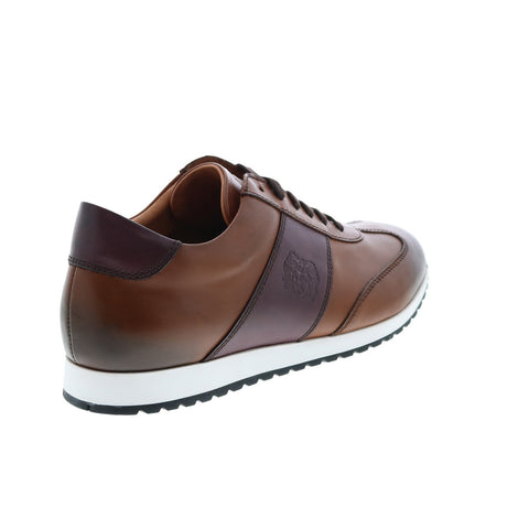 Bruno Magli Elliot BM1ELLB0P Mens Brown Leather Lifestyle Sneakers Shoes