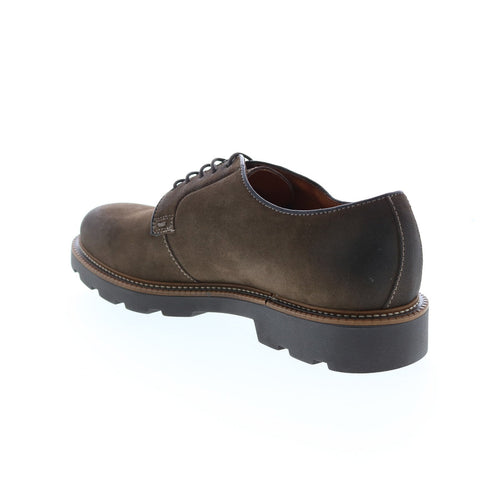 Bruno Magli Groover BM1GROP1P Mens Brown Suede Oxfords Plain Toe Shoes