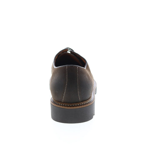 Bruno Magli Groover BM1GROP1P Mens Brown Suede Oxfords Plain Toe Shoes