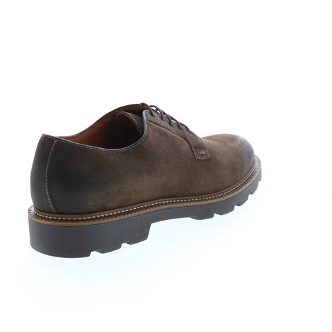 Bruno Magli Groover BM1GROP1P Mens Brown Suede Oxfords Plain Toe Shoes