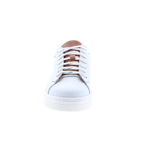 Bruno Magli Raffaele BM1RFLG0P Mens White Leather Lifestyle Sneakers Shoes