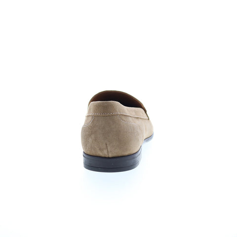 Bruno Magli Sino BM1SINL1 Mens Beige Suede Loafers & Slip Ons Casual Shoes
