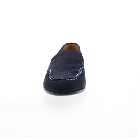 Bruno Magli Sino BM1SINN1 Mens Blue Suede Loafers & Slip Ons Casual Shoes