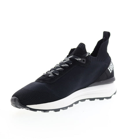 Bruno Magli Dion BM2DONA7 Mens Black Canvas Lifestyle Sneakers Shoes
