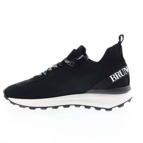 Bruno Magli Dion BM2DONA7 Mens Black Canvas Lifestyle Sneakers Shoes