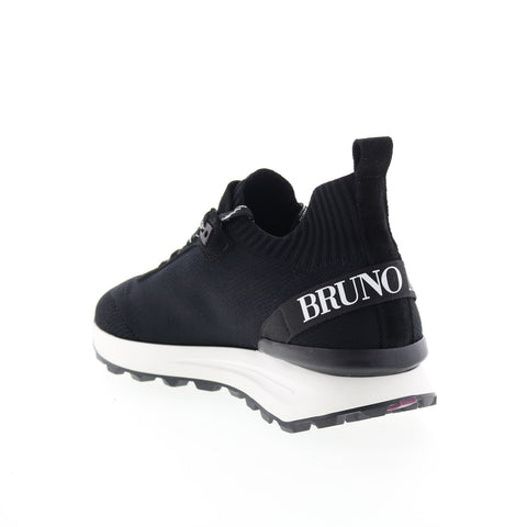 Bruno Magli Dion BM2DONA7 Mens Black Canvas Lifestyle Sneakers Shoes