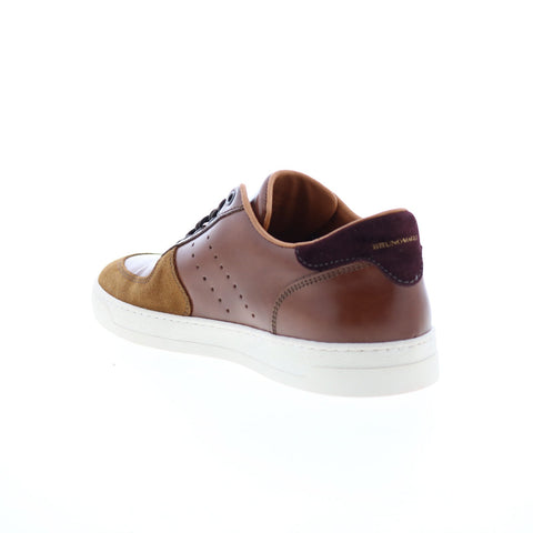 Bruno Magli Ducca BM2DUCB0 Mens Brown Leather Lifestyle Sneakers Shoes