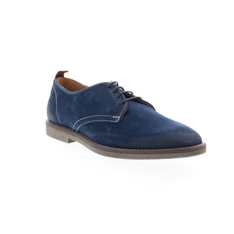 Bruno Magli Sal BM2SALN1 Mens Blue Suede Oxfords & Lace Ups Casual Shoes
