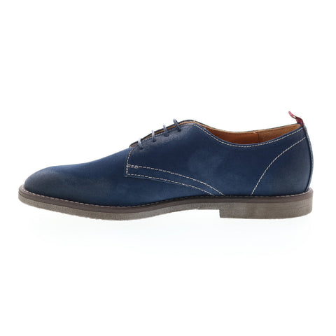 Bruno Magli Sal BM2SALN1 Mens Blue Suede Oxfords & Lace Ups Casual Shoes