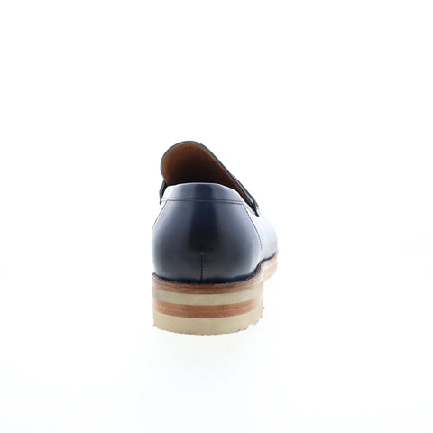 Bruno Magli Varrone BM2VARM0 Mens Blue Loafers & Slip Ons Penny Shoes