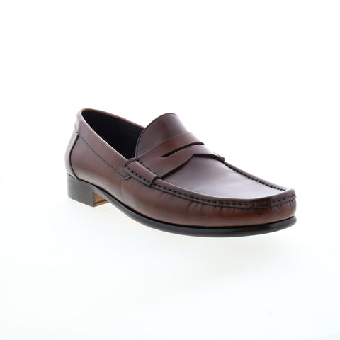 Bruno Magli Tonio BM3TONE0 Mens Brown Loafers & Slip Ons Penny Shoes
