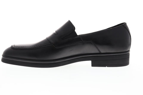 Bruno Magli Emilio Mens Black Leather Casual Dress Slip On Loafers Shoes