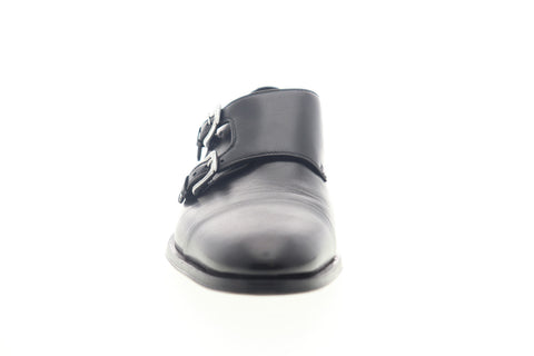 Bruno Magli Mico BM600356 Mens Black Made In Italy Monk Strap Oxfords Shoes
