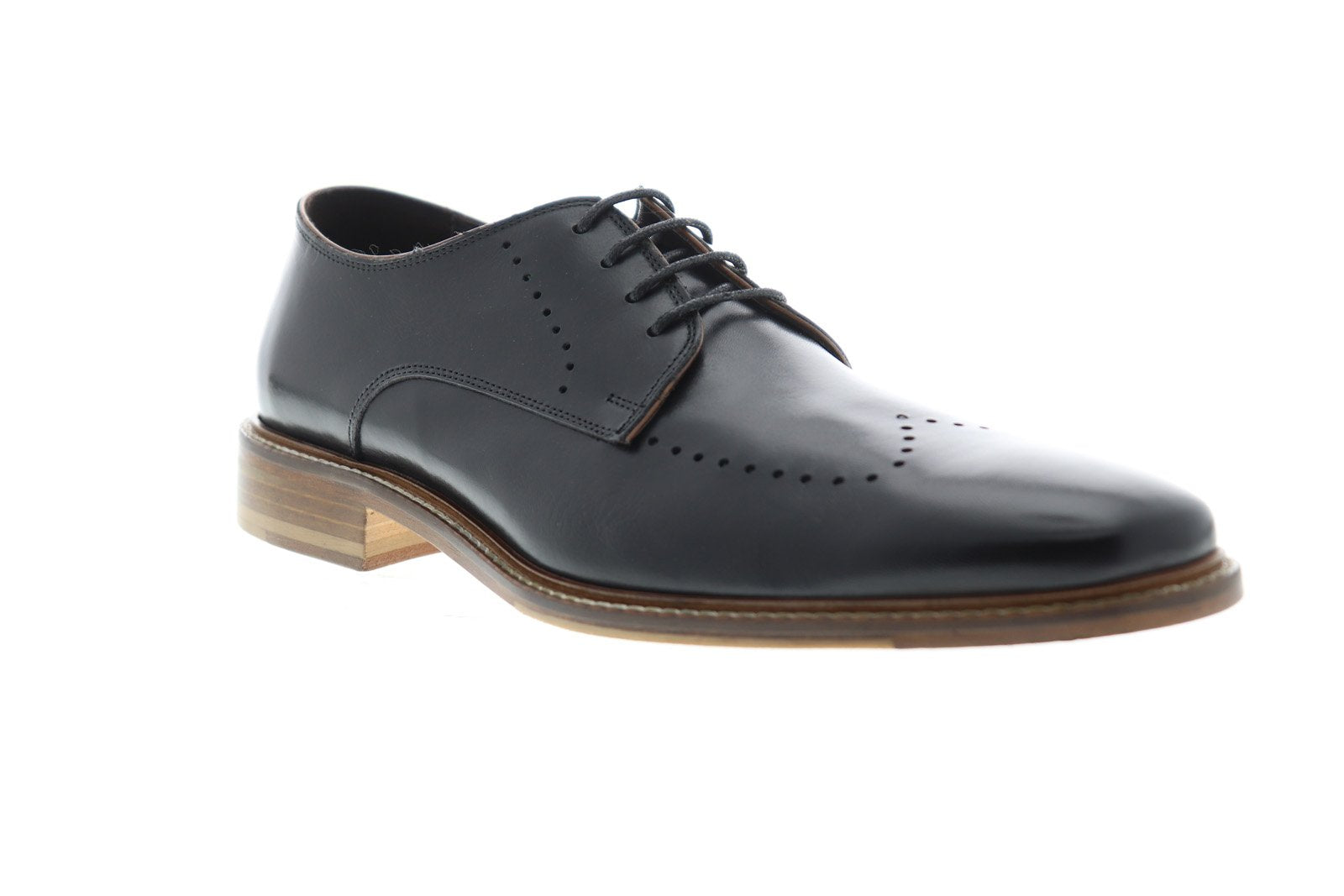 Bruno Magli John BM600424 Mens Black Made In Italy Plain Toe Oxfords Shoes Sz 12 Bruno Magli John BM600424 Mens Black Made In Italy Plain Toe  main image 2