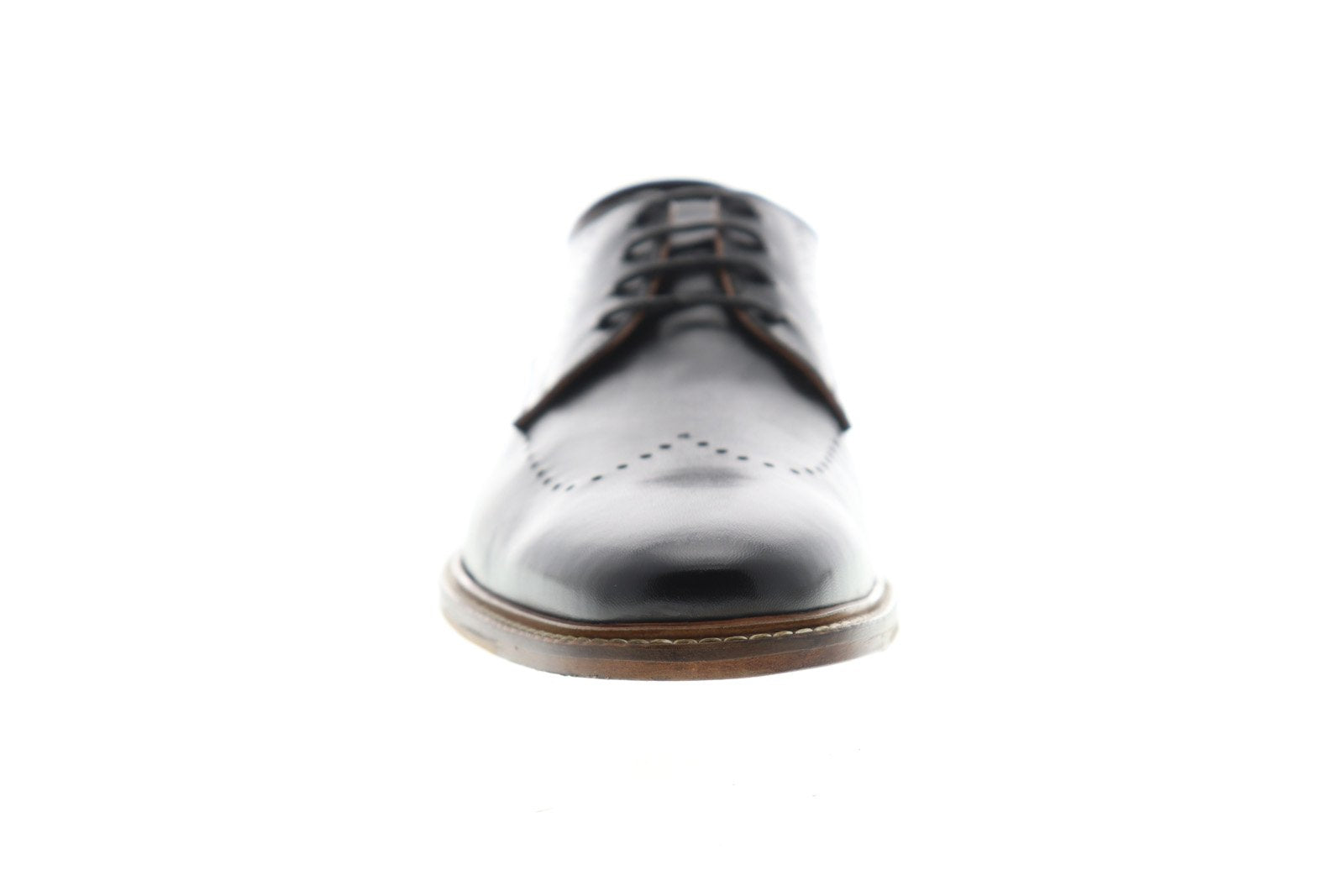 Bruno Magli John BM600424 Mens Black Made In Italy Plain Toe 