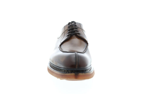Bruno Magli Camino Mens Brown Leather Casual Dress Lace Up Oxfords Shoes