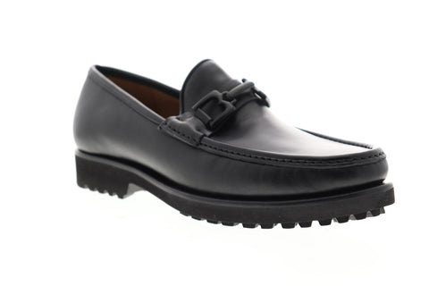 Bruno Magli Falcone BM600495 Mens Black Made In Italy Casual Loafers Shoes