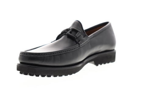 Bruno Magli Falcone BM600495 Mens Black Made In Italy Casual Loafers Shoes
