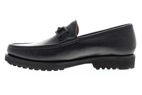 Bruno Magli Falcone BM600495 Mens Black Made In Italy Casual Loafers Shoes