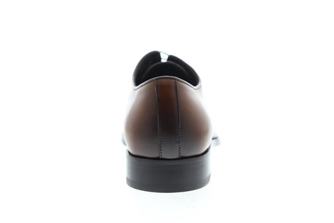 Bruno Magli Carli Mens Brown Leather Casual Dress Lace Up Oxfords Shoes