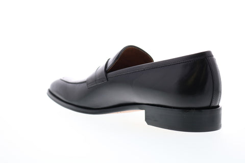 Bruno Magli Brera BM600659 Mens Black Leather Loafers & Slip Ons Penny Shoes