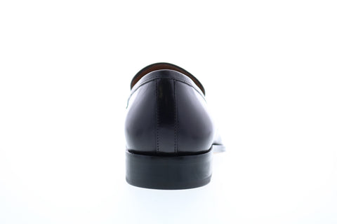 Bruno Magli Brera BM600659 Mens Black Leather Loafers & Slip Ons Penny Shoes
