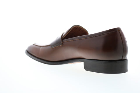 Bruno Magli Brera BM600659 Mens Brown Leather Loafers & Slip Ons Penny Shoes