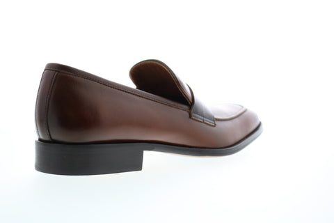 Bruno Magli Brera BM600659 Mens Brown Leather Loafers & Slip Ons Penny Shoes