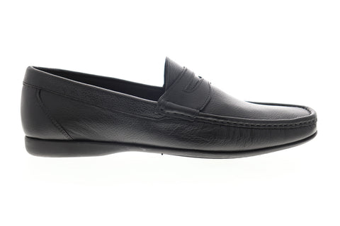 Bruno Magli Panico BM600660 Mens Black Leather Low Top Penny Loafers Shoes