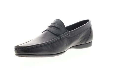 Bruno Magli Panico BM600660 Mens Black Leather Low Top Penny Loafers Shoes