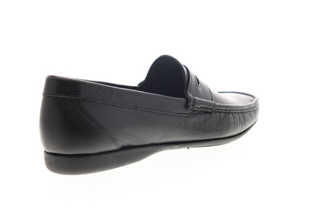 Bruno Magli Panico BM600660 Mens Black Leather Low Top Penny Loafers Shoes