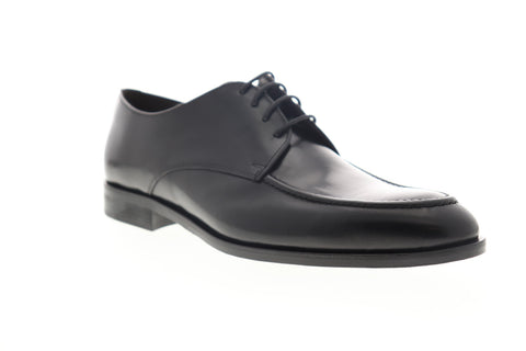 Bruno Magli Loreto BM600677 Mens Black Leather Low Top Plain Toe Oxfords Shoes