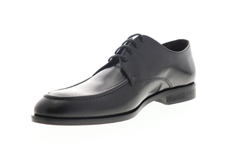 Bruno Magli Loreto BM600677 Mens Black Leather Low Top Plain Toe Oxfords Shoes
