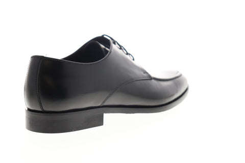 Bruno Magli Loreto BM600677 Mens Black Leather Low Top Plain Toe Oxfords Shoes