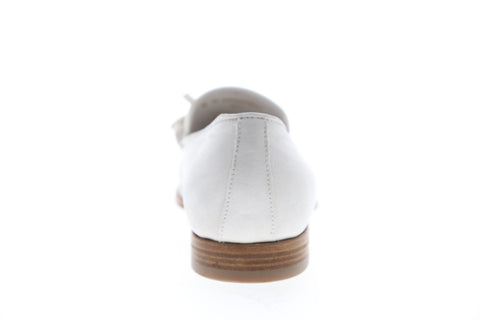 Bruno Magli Iko Mens White Leather Casual Dress Slip On Loafers Shoes